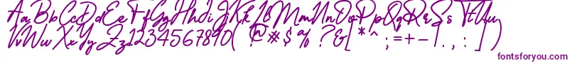 Reallishmy Font – Purple Fonts