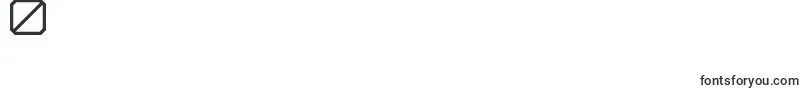 フォントSkov – フォント 数字 0