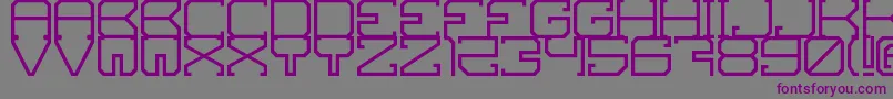 Skov Font – Purple Fonts on Gray Background