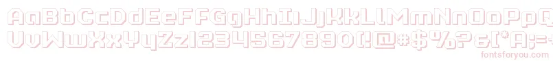 Шрифт realpolitik3d – розовые шрифты на белом фоне