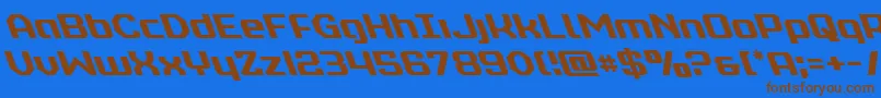 Saiba mais sobre a fonte realpolitikleft Fonte realpolitikleft – fontes marrons em um fundo azul