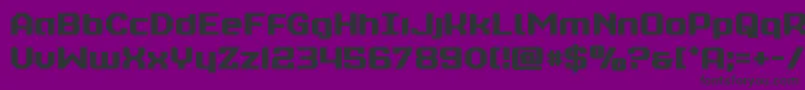 realpolitiksemibold Font – Black Fonts on Purple Background