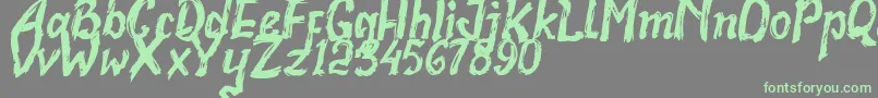 Weitere Informationen zur Realstone Demo Version-Schriftart Realstone Demo Version-Schriftart – Grüne Schriften auf grauem Hintergrund