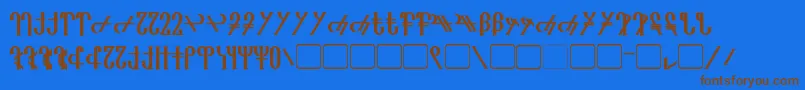 Más sobre la fuente Reanaarian Bold fuente Reanaarian Bold – Fuentes Marrones Sobre Fondo Azul