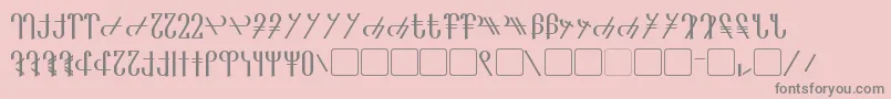 Подробнее о шрифте Reanaarian Шрифт Reanaarian – серые шрифты на розовом фоне