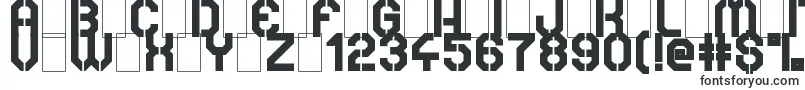 Rear Defender Font – Stencil Fonts