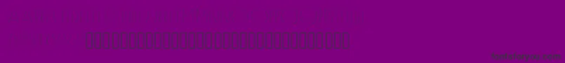 Reason Font – Black Fonts on Purple Background