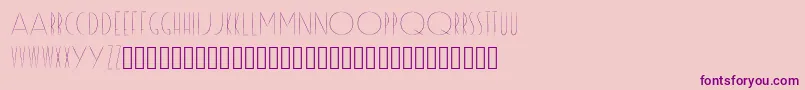 Reason Font – Purple Fonts on Pink Background