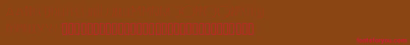 Reason Font – Red Fonts on Brown Background