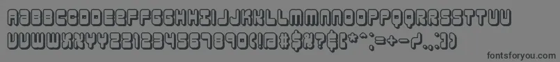 Шрифт reasonsh – чёрные шрифты на сером фоне