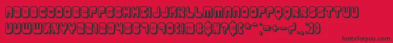 reasonsh Font – Black Fonts on Red Background