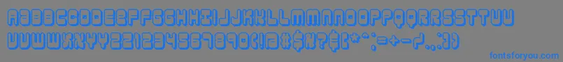 reasonsh Font – Blue Fonts on Gray Background