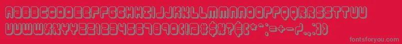 reasonsh Font – Gray Fonts on Red Background