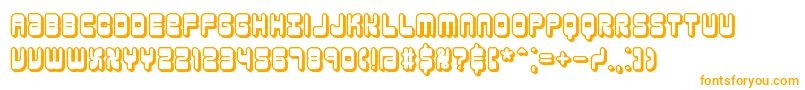 Шрифт reasonsh – оранжевые шрифты на белом фоне