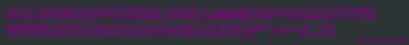 Шрифт reasonsh – фиолетовые шрифты на чёрном фоне