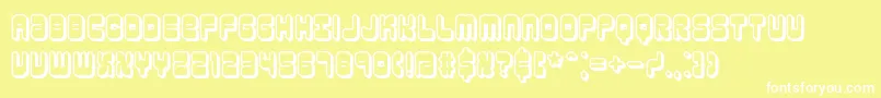 reasonsh Font – White Fonts on Yellow Background