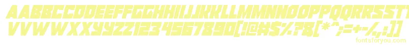 Police Reavers Italic – polices jaunes