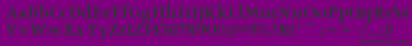 ObeliskmditcTt Font – Black Fonts on Purple Background