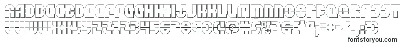 Шрифт rebelcommand3d – вытянутые шрифты