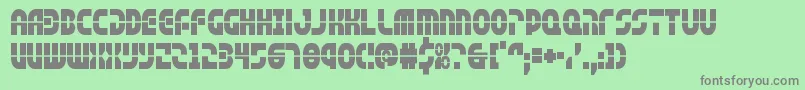 rebelcommandcond Font – Gray Fonts on Green Background