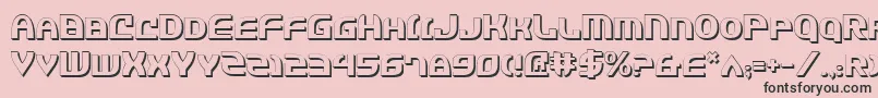 Jannv2s Font – Black Fonts on Pink Background