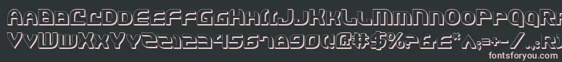 Jannv2s Font – Pink Fonts on Black Background