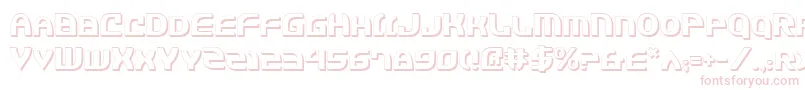 Jannv2s-Schriftart – Rosa Schriften auf weißem Hintergrund