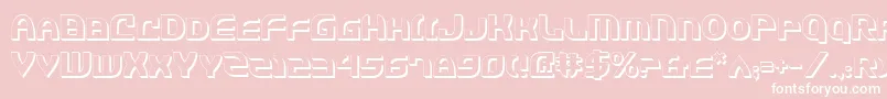 Jannv2s Font – White Fonts on Pink Background