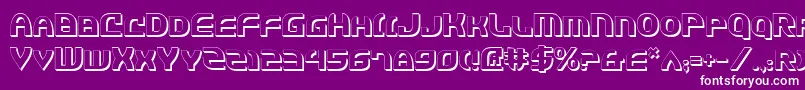 Jannv2s Font – White Fonts on Purple Background