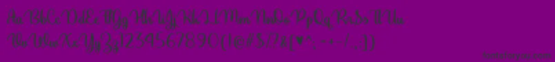 Rebellious Af   Font – Black Fonts on Purple Background