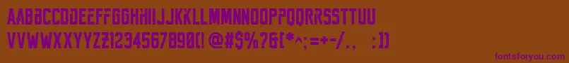 Más sobre la fuente Reckoner Bold fuente Reckoner Bold – Fuentes Moradas Sobre Fondo Marrón