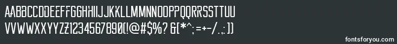 Reckoner Font – White Fonts