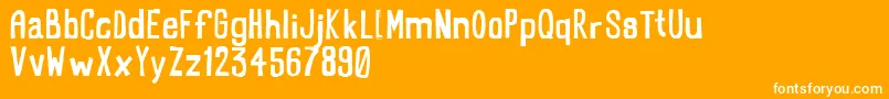 RectoFilled   test Font – White Fonts on Orange Background