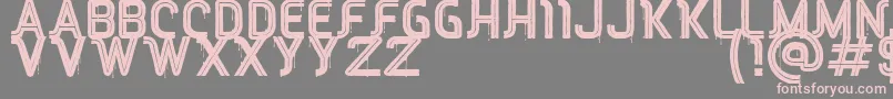 RED Peppers Font – Pink Fonts on Gray Background