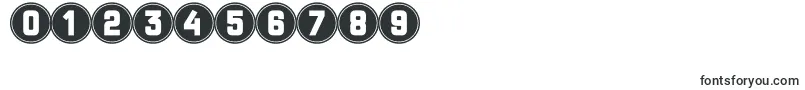 Red Signal Font – Fonts for Numbers and Digits