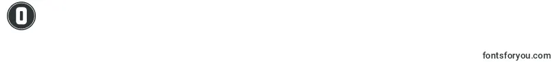 Red Signal Font – Fonts for Digit 0