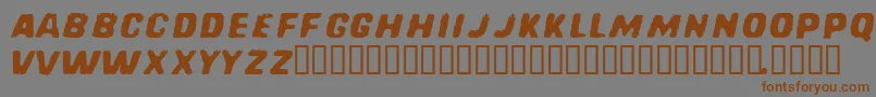 REDCFM   Font – Brown Fonts on Gray Background