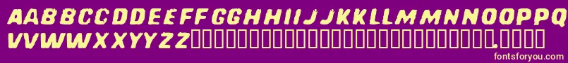 REDCFM   Font – Yellow Fonts on Purple Background