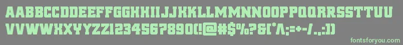 reddelicious Font – Green Fonts on Gray Background