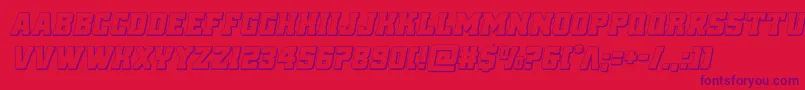reddelicious3dital Font – Purple Fonts on Red Background