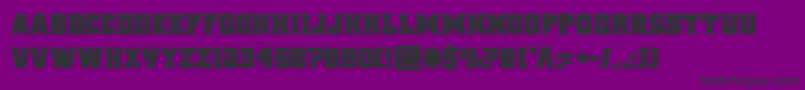 reddeliciousacad Font – Black Fonts on Purple Background