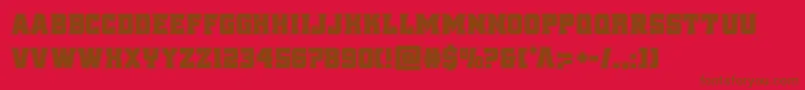 fuente reddeliciousacad – Fuentes Marrones Sobre Fondo Rojo