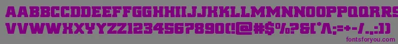 フォントreddeliciousexpand – 紫色のフォント、灰色の背景
