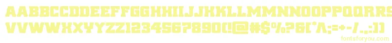 Шрифт reddeliciousexpand – жёлтые шрифты