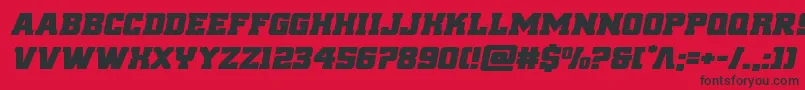 reddeliciousexpandital Font – Black Fonts on Red Background