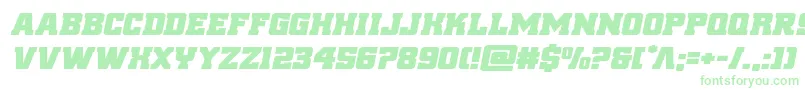 reddeliciousexpandital Font – Green Fonts on White Background