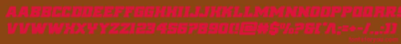 reddeliciousexpandital Font – Red Fonts on Brown Background