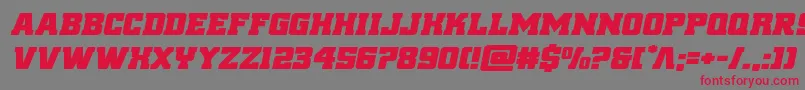 reddeliciousexpandital Font – Red Fonts on Gray Background