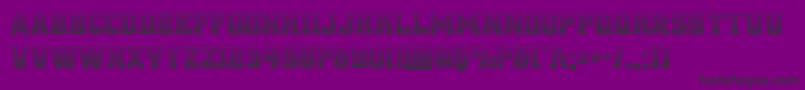 reddeliciousgrad Font – Black Fonts on Purple Background