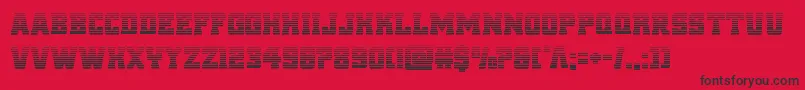 reddeliciousgrad Font – Black Fonts on Red Background